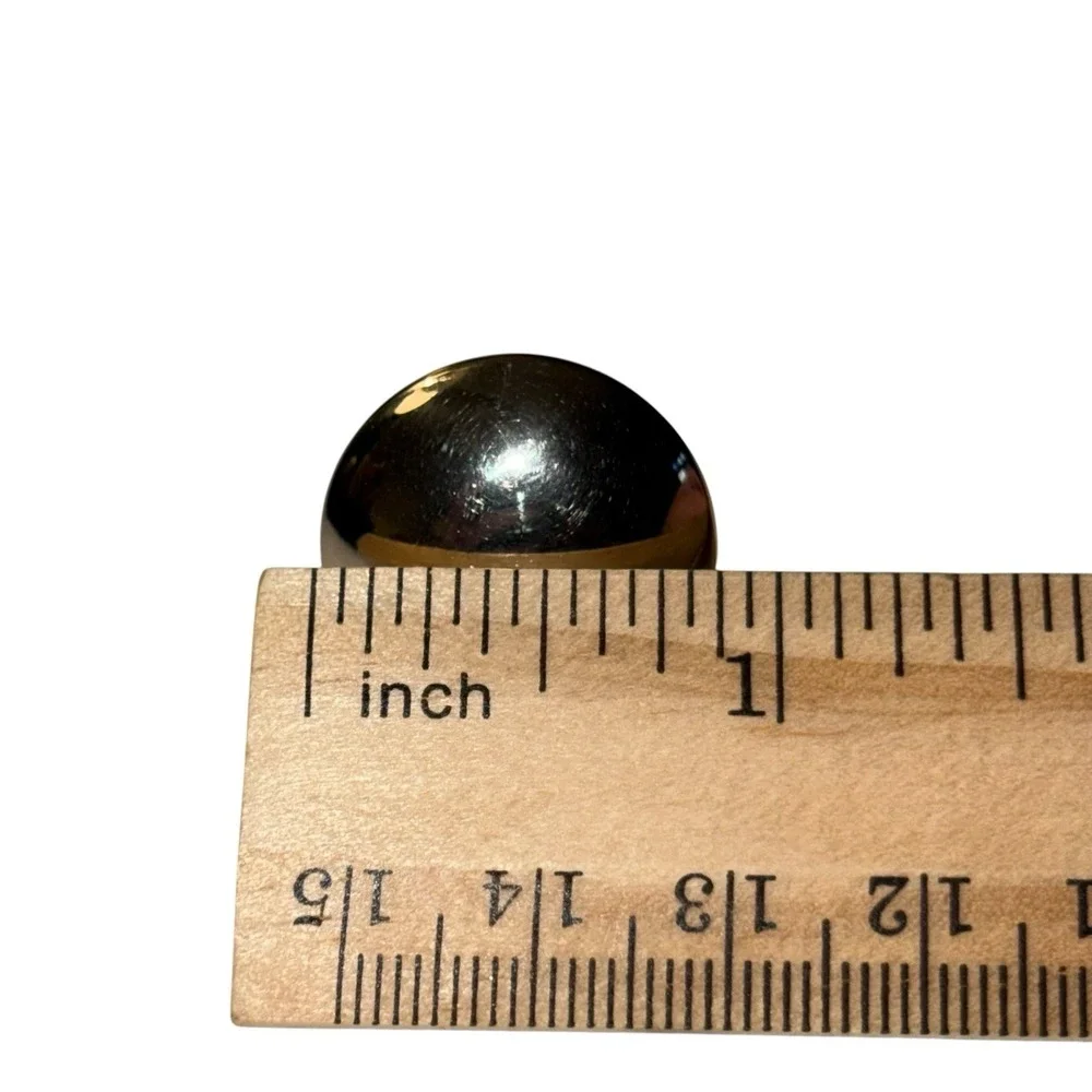 Vintage Silver Tone Dante Cufflinks Dome Round Classic Formal Suit‎ Bullet Back